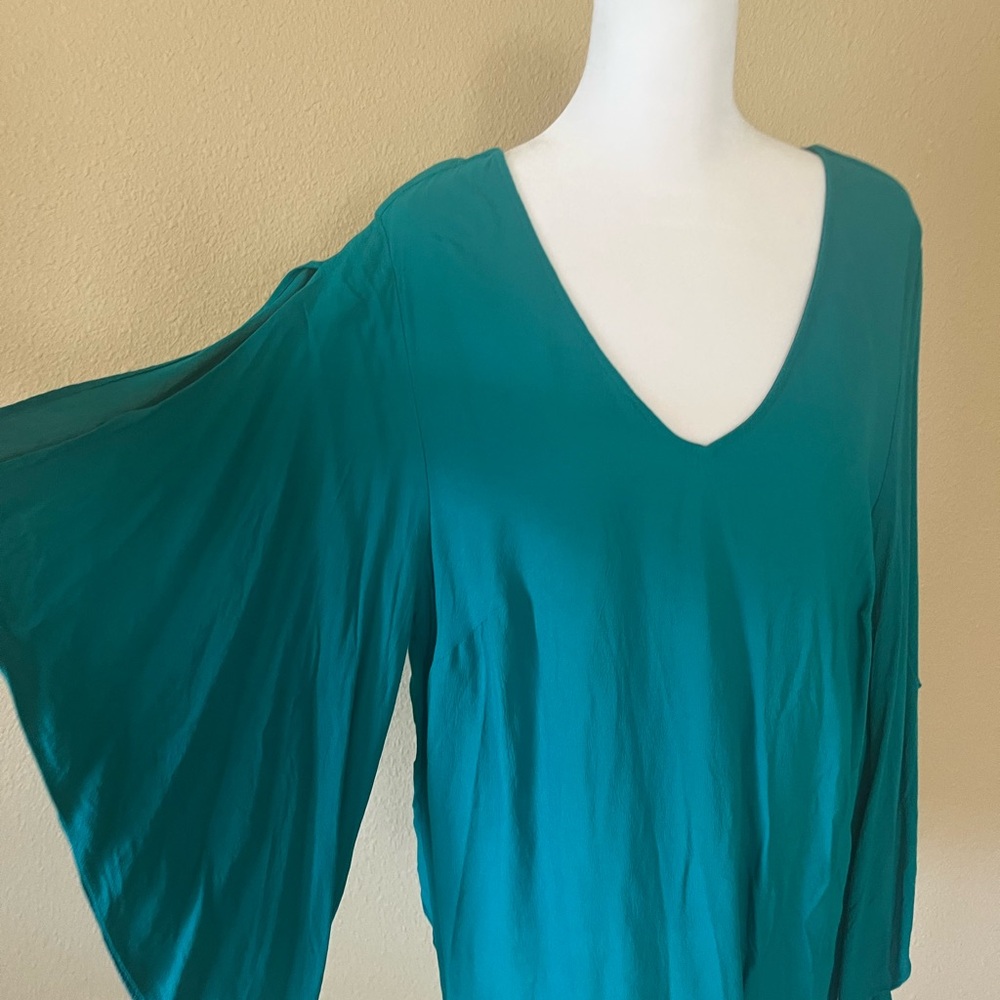 Eloquii Turquoise Blouse